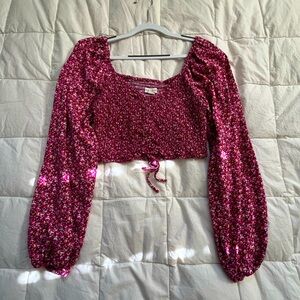 Aéropostale Cropped Long Sleeve